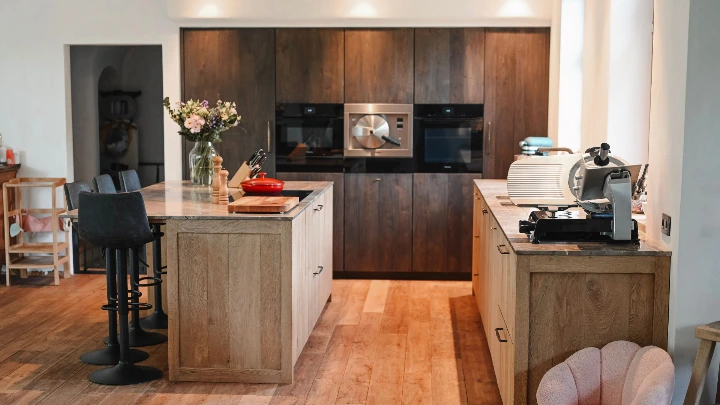 Keuken in massief eik op maat door Le Noble